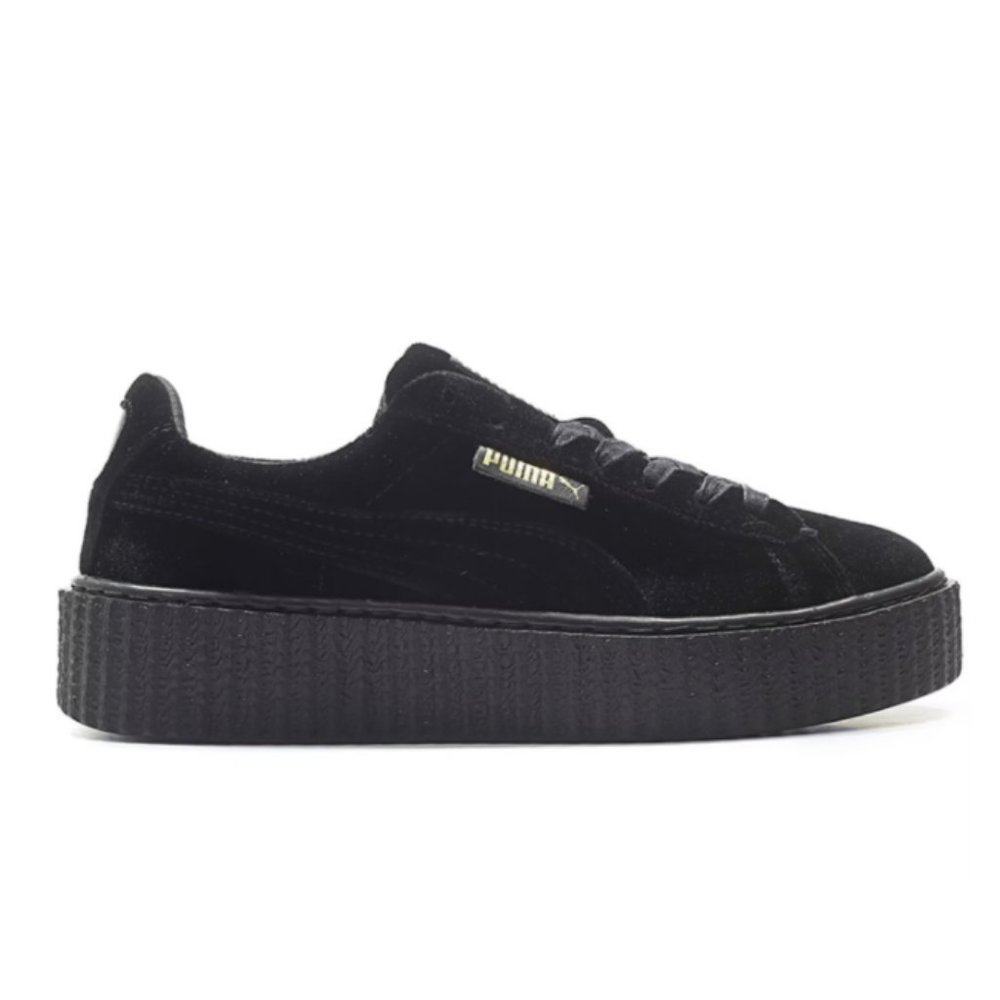BNIB Puma Creeper Velvet x Fenty by Rihanna Puma Black Size 6 SOLD for $1750+